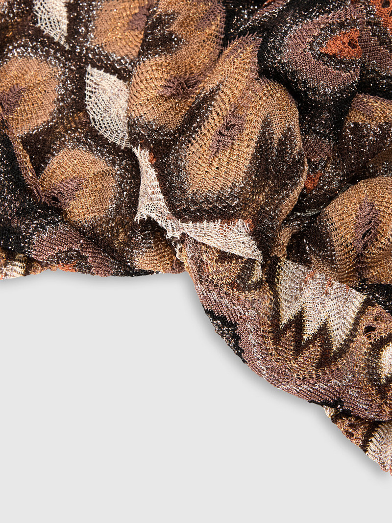 Missoni Turban in lamé viscose with arabesque motif outlook