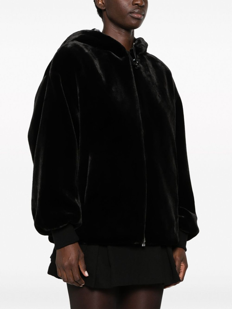 faux-fur reversible hooded jacket 3