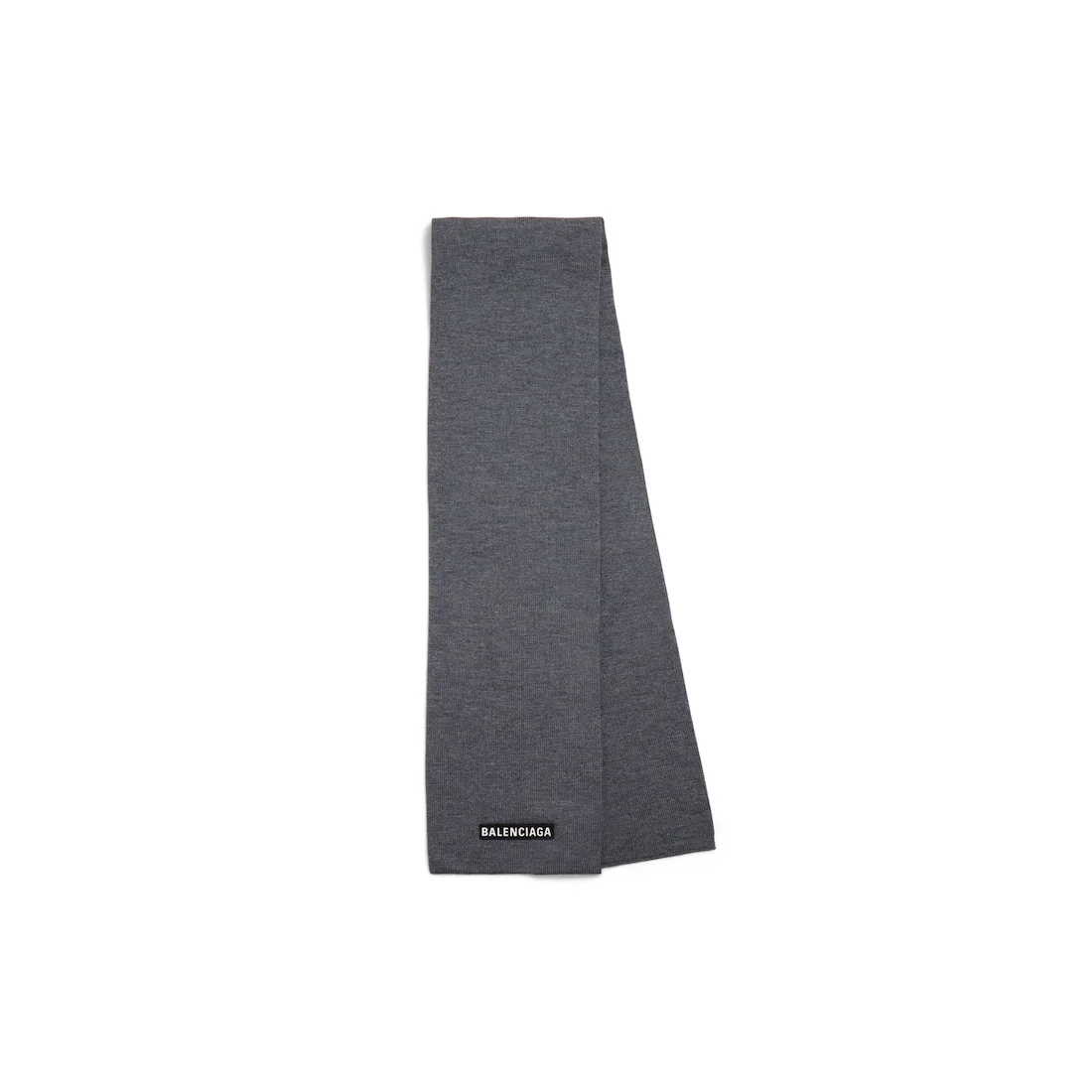 Men's Patch Scarf in Grey - 1
