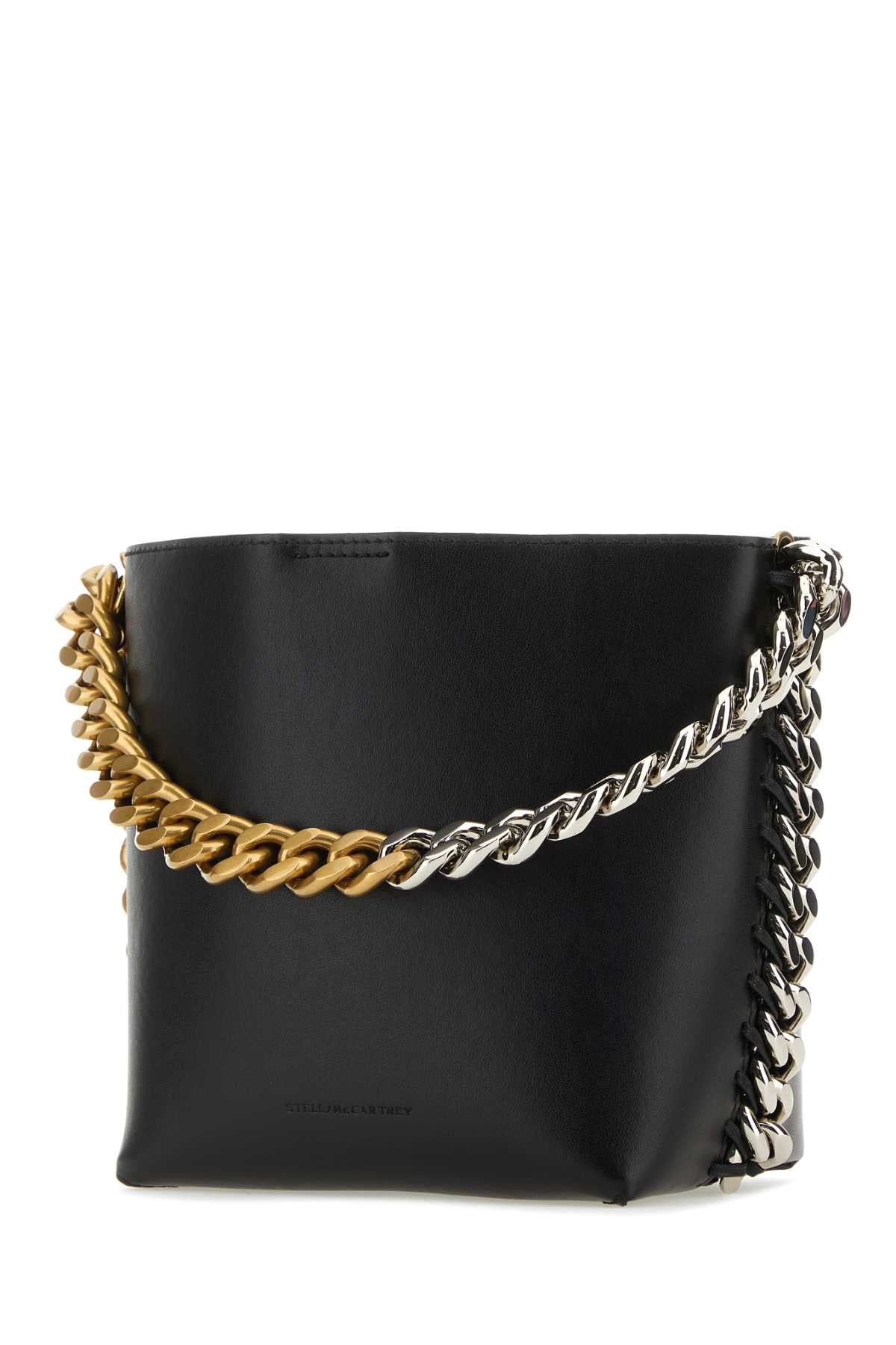 Stella Mccartney Women Black Alter Mat Frayme Bucket Bag - 2