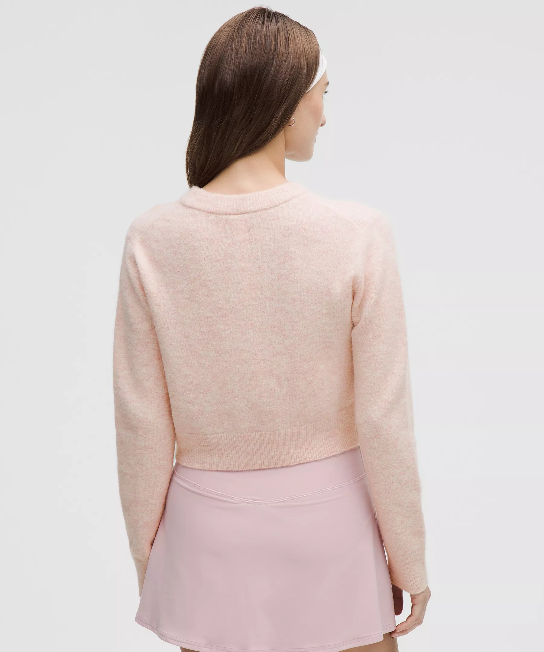 Alpaca Wool-Blend Cropped Sweater - 3