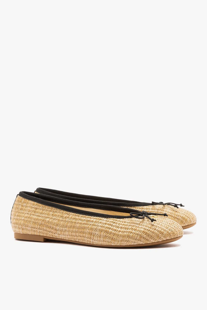 Pavlova Ballet Flat Natural Raffia 3