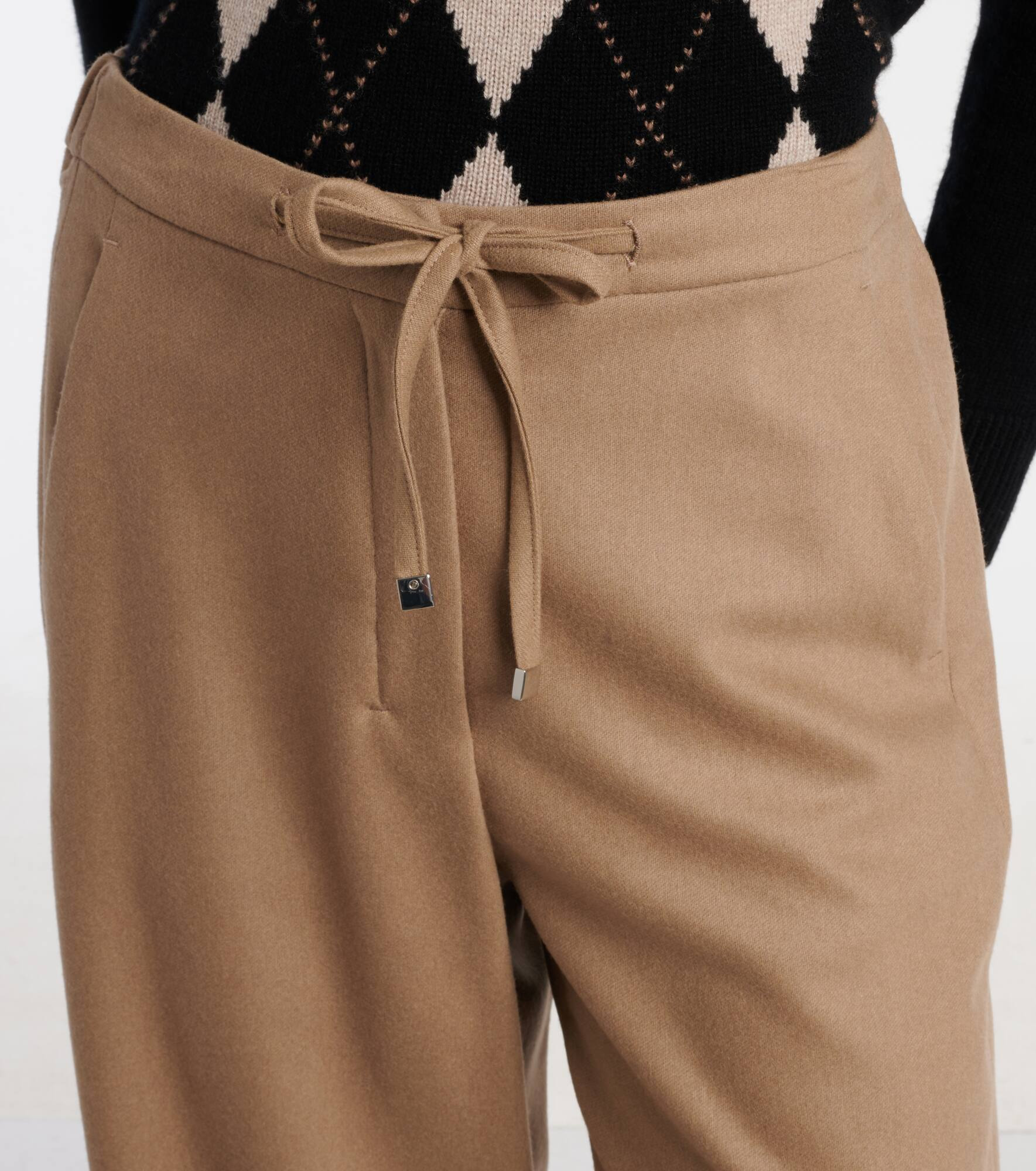 Wool flannel sweatpants - 4