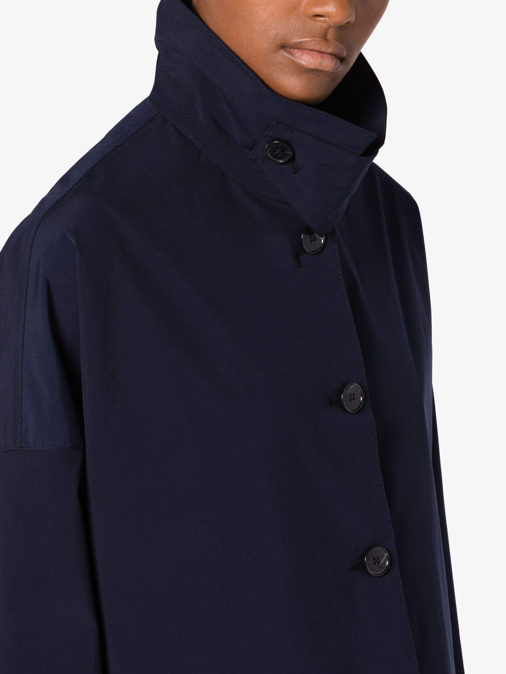 HUMBIE NAVY ECO DRY OVERCOAT - 5