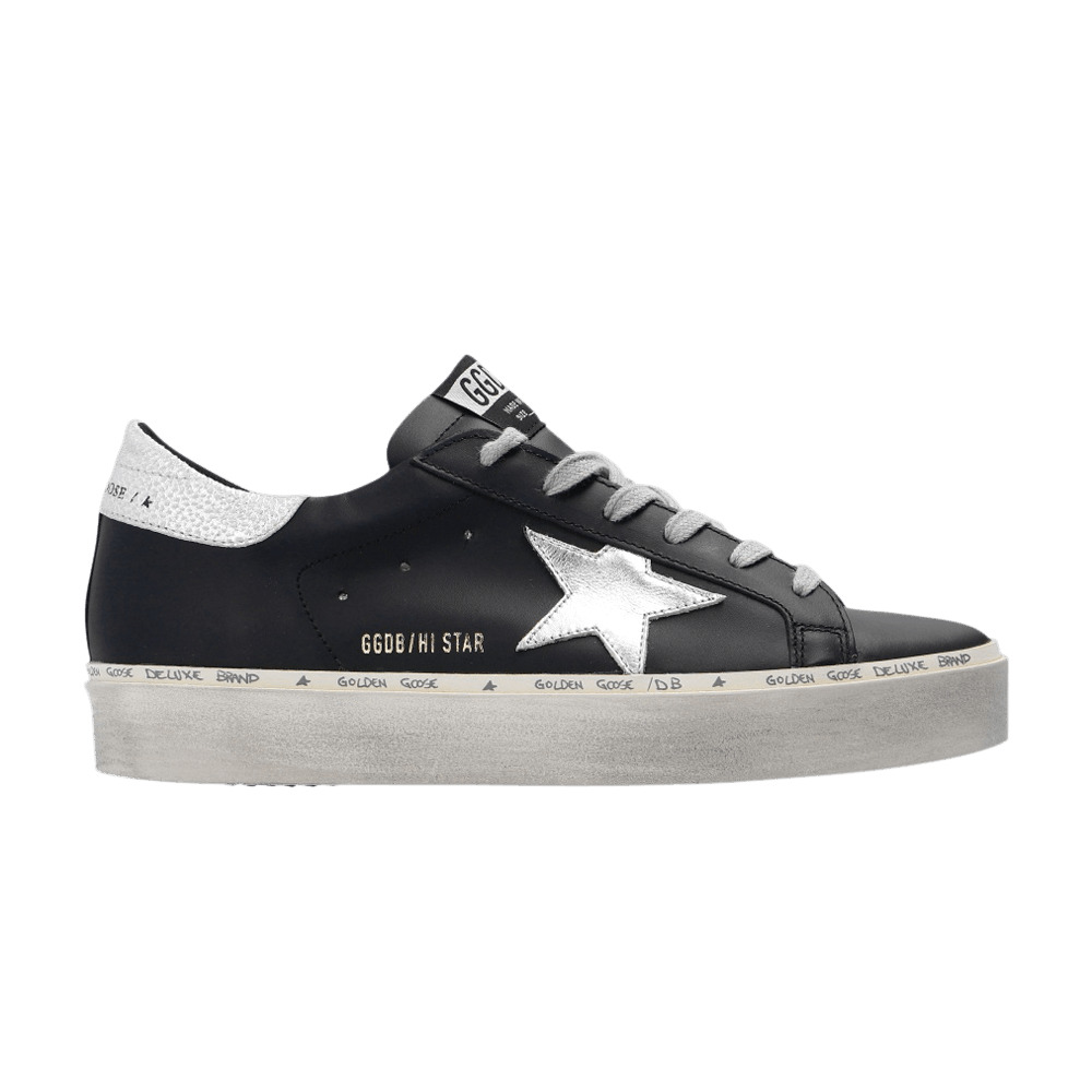 Golden Goose Wmns Hi Star 'Black Silver' - 1