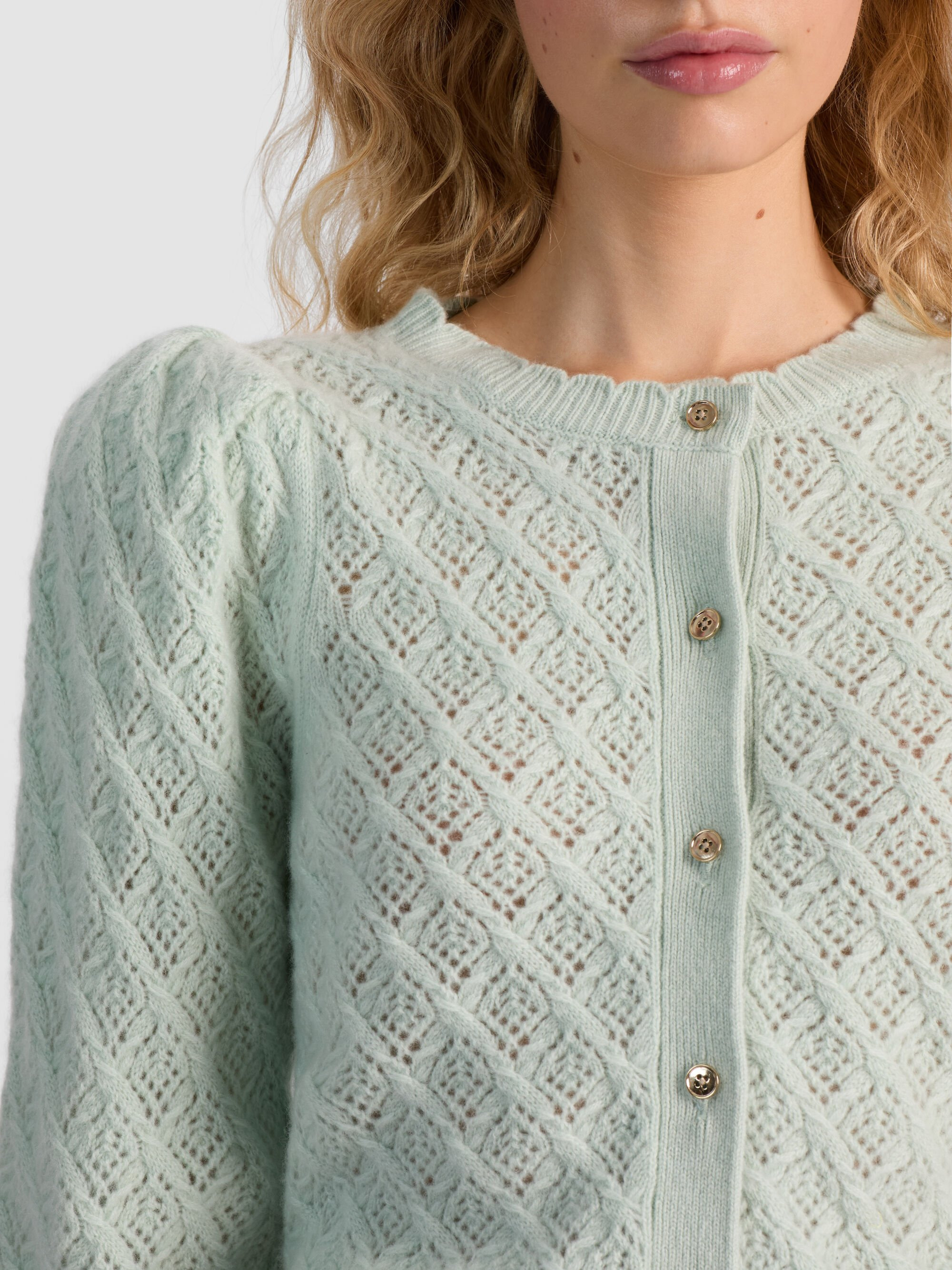 DORIS POINTELLE CARDIGAN - 4