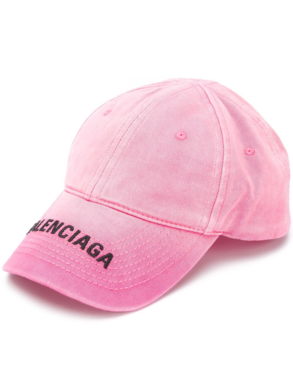 logo print ribbed cap - 1