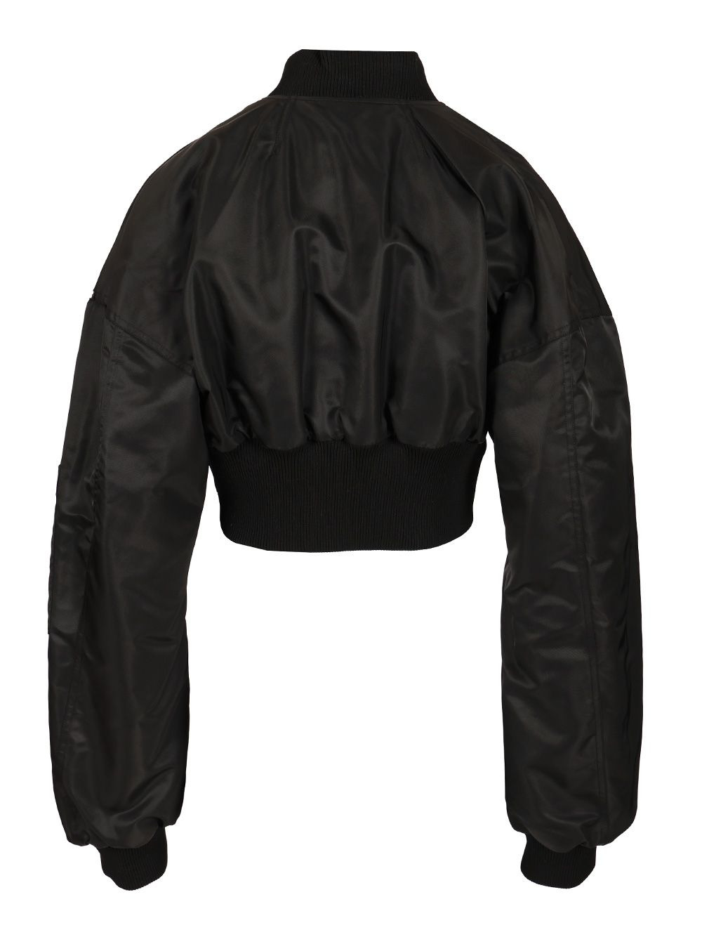 Water-Repellent Twill Bomber Jacket Jackets Black - 2
