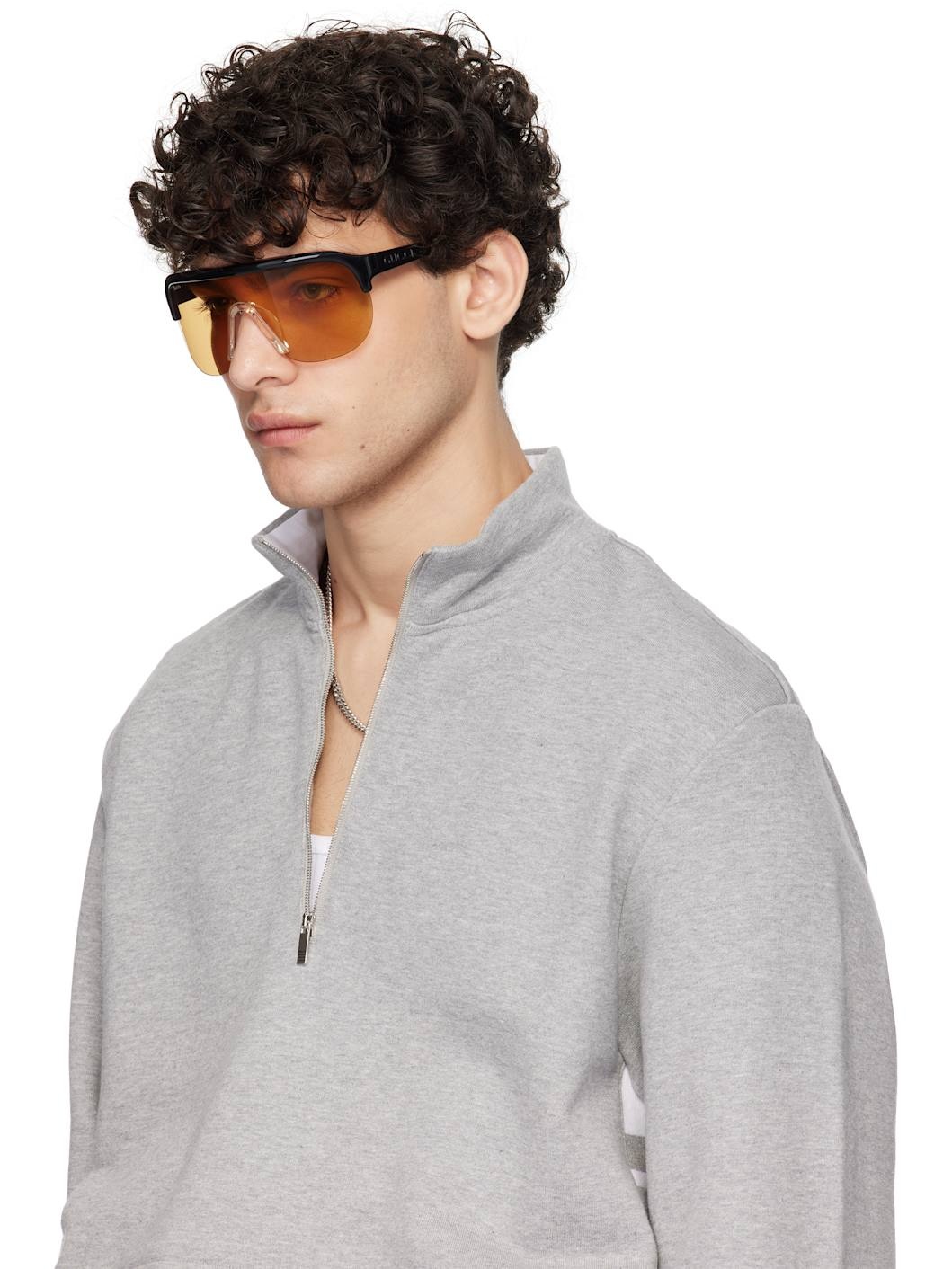 Black Shield Sunglasses - 4