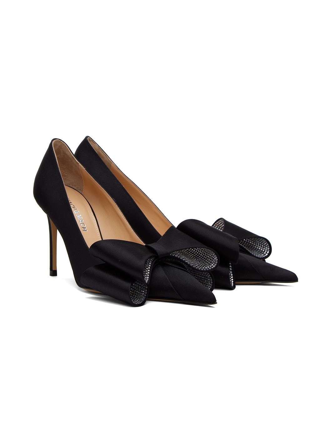 Black 'Le Cadeau' Heels - 4