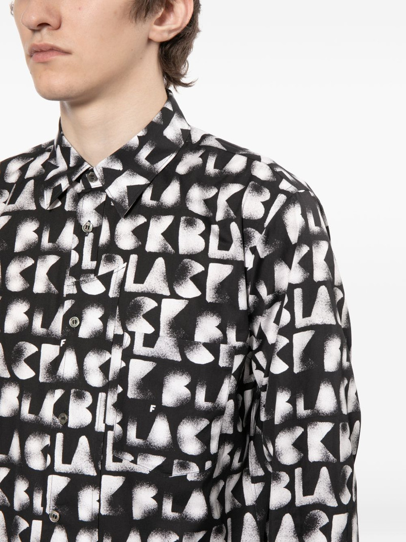 logo-print long-sleeve shirt 6