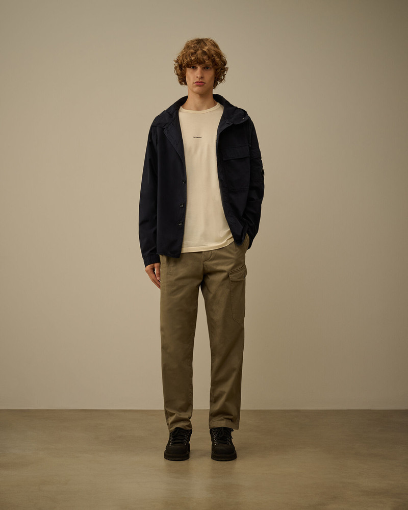 C.P. Company Cotton Gabardine Loose Cargo Pants outlook