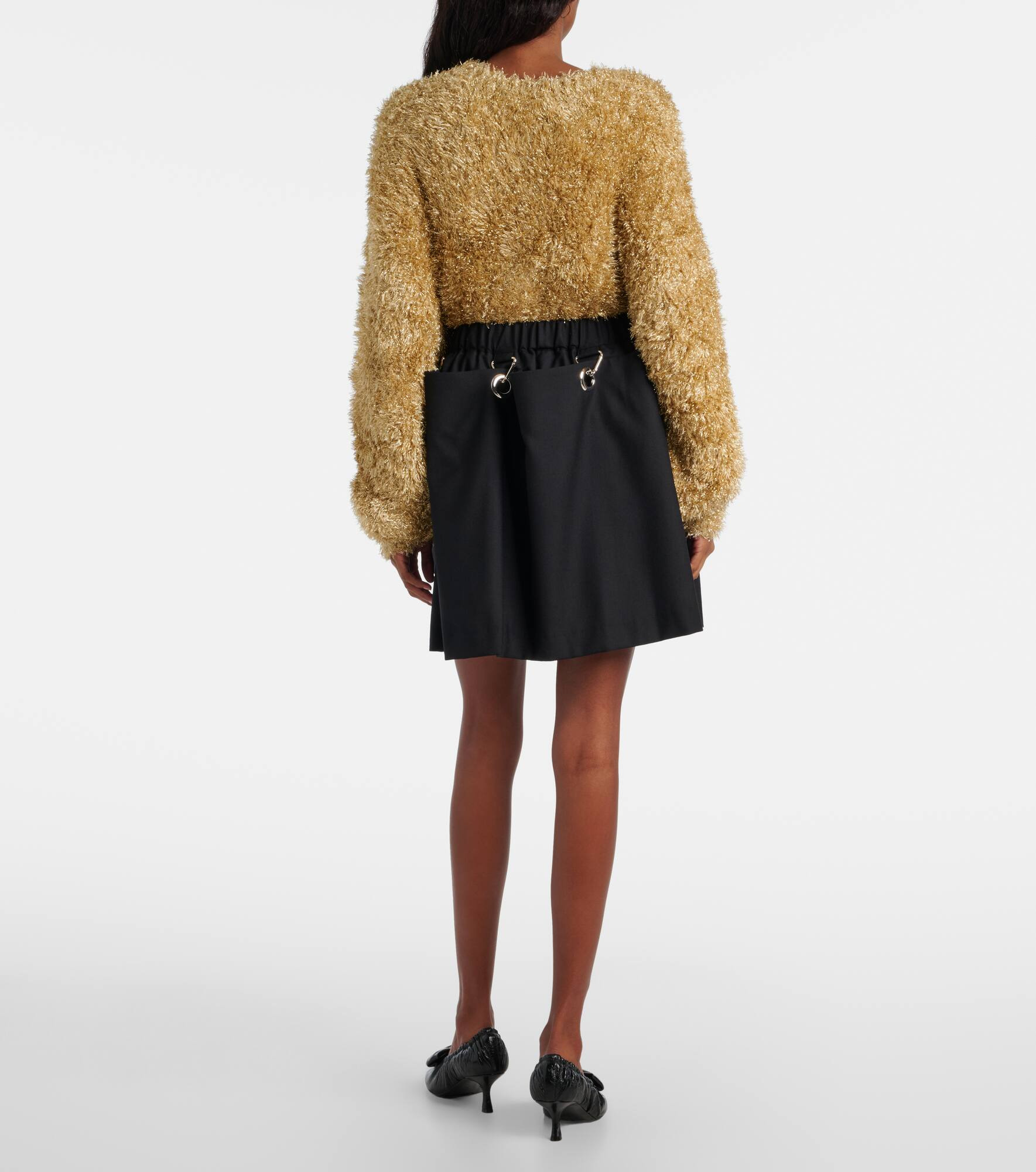 Wool miniskirt - 3