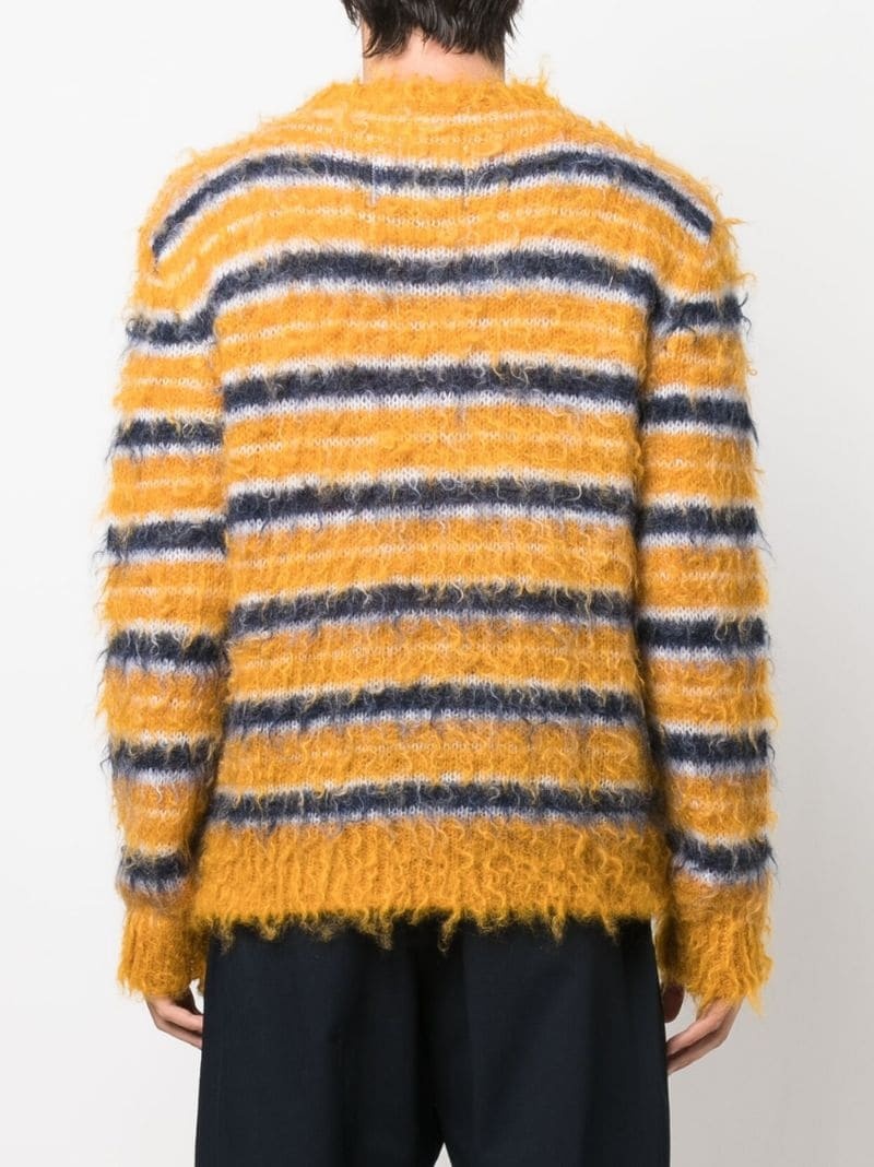 striped long-sleeve sweater - 4