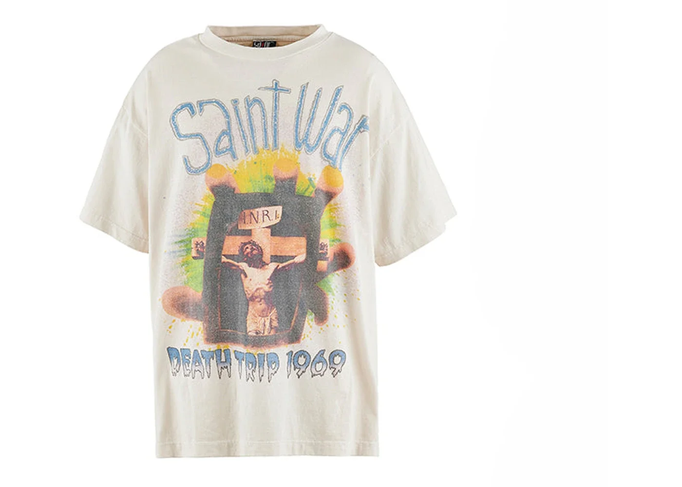 Saint Mxxxxxx Saint War Tee White - 1