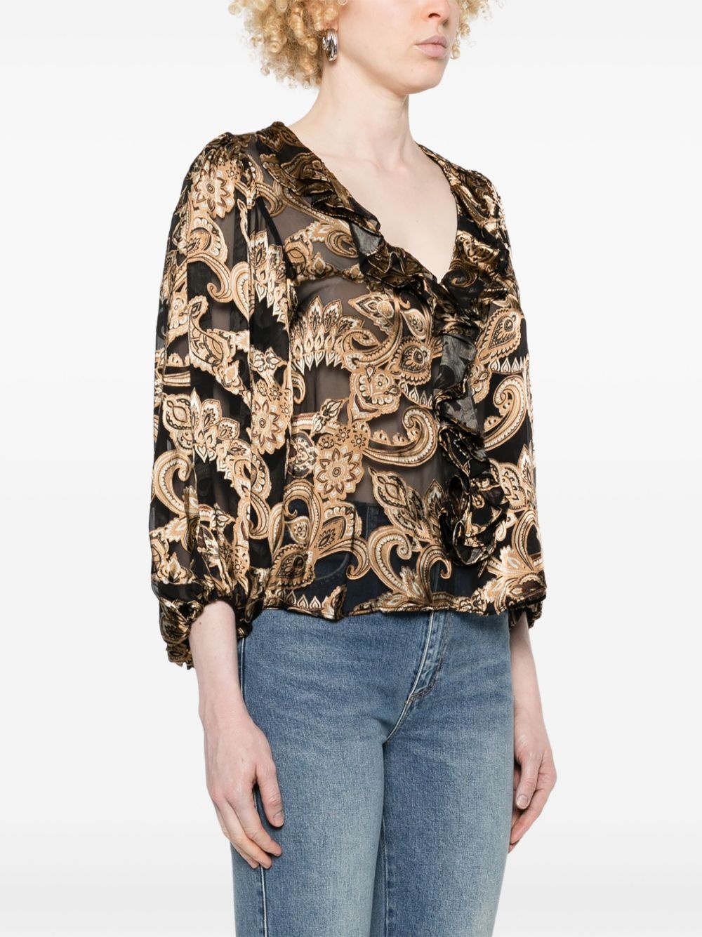 paisley-print shirt - 3