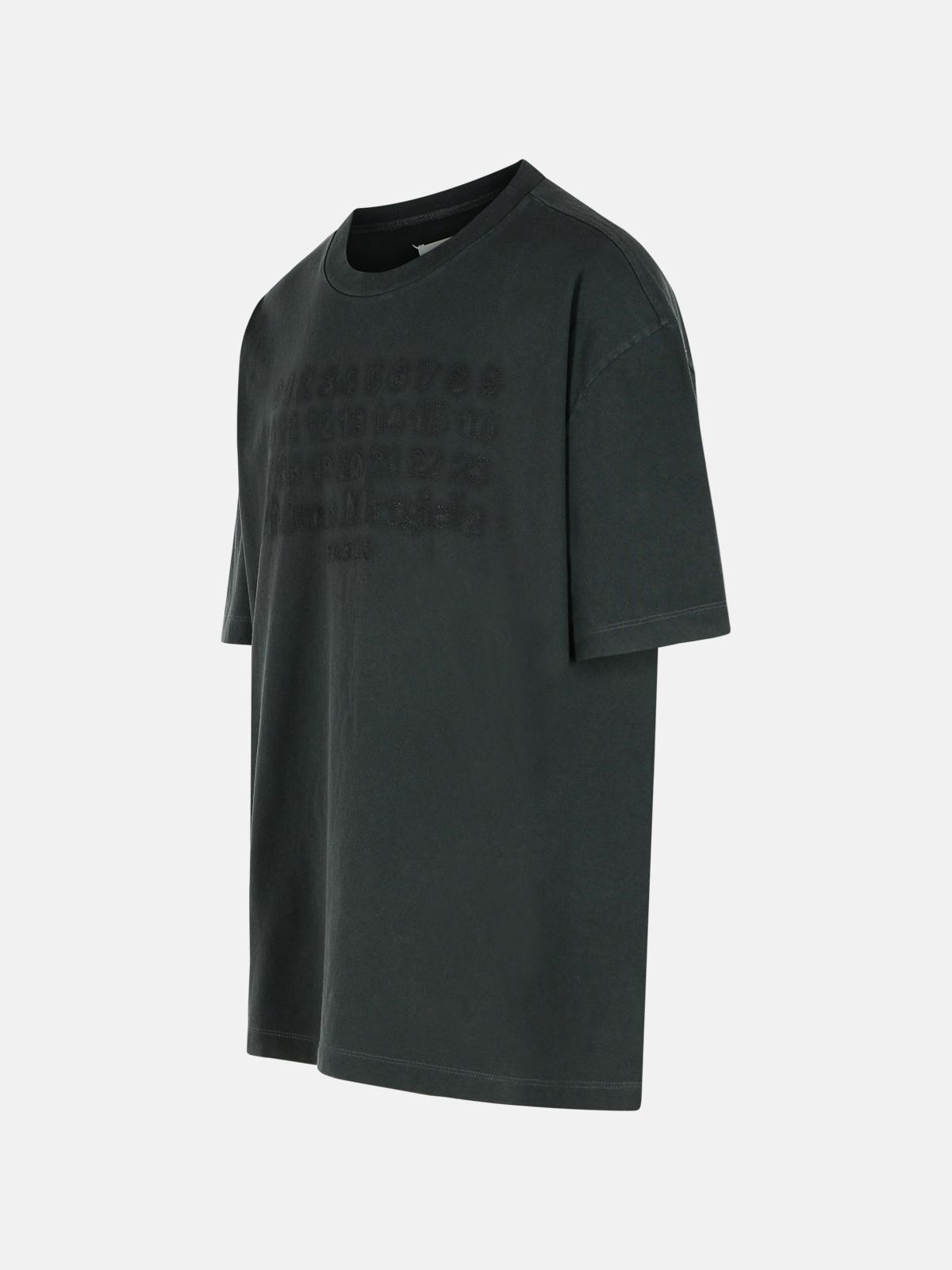 BLACK COTTON T-SHIRT - 2