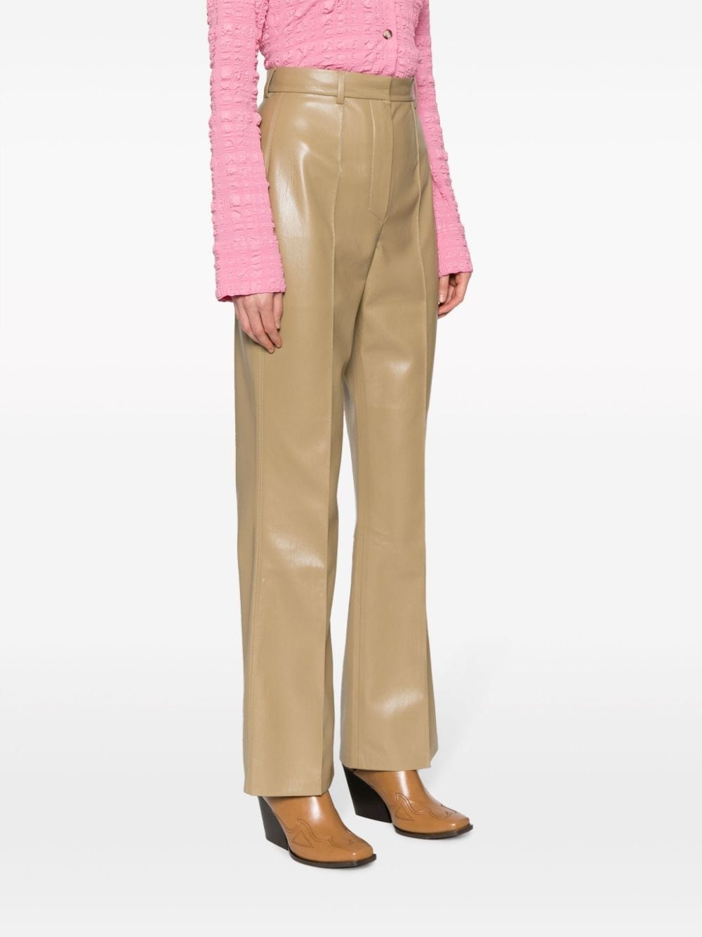 Leena faux-leather trousers - 3