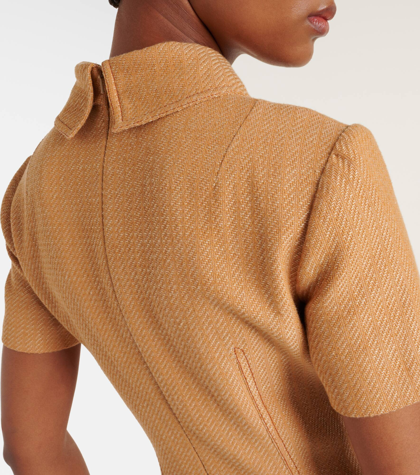 Jody cotton and linen blend dress - 6