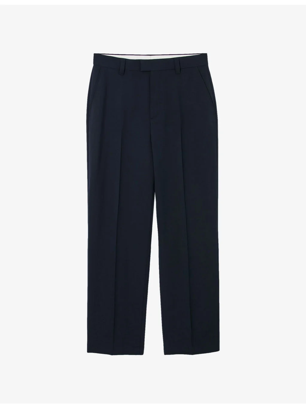 Regular-Fit Wide-Leg Wool Trousers - 1