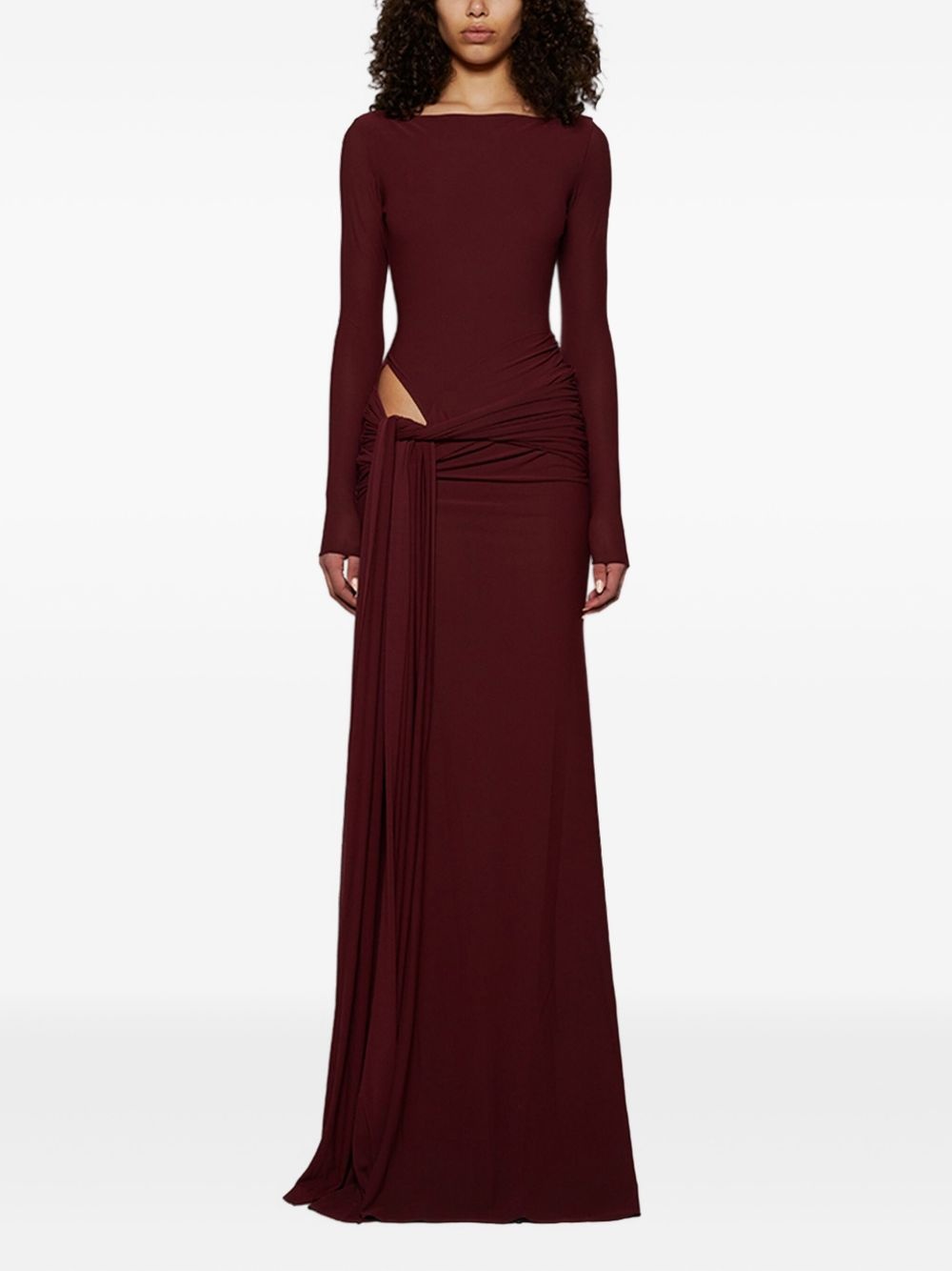 draped dress - 2