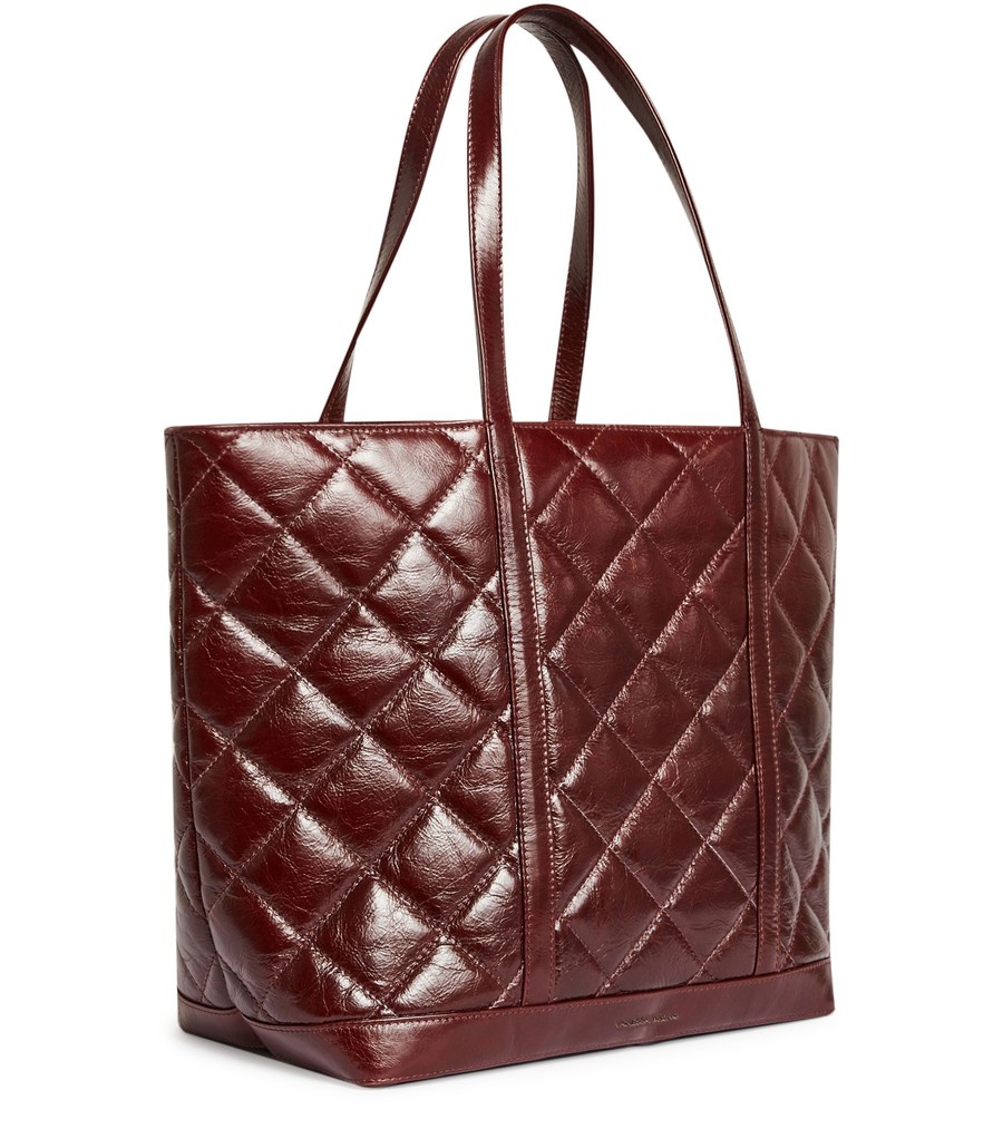 XL quilted leather tote bag - 2