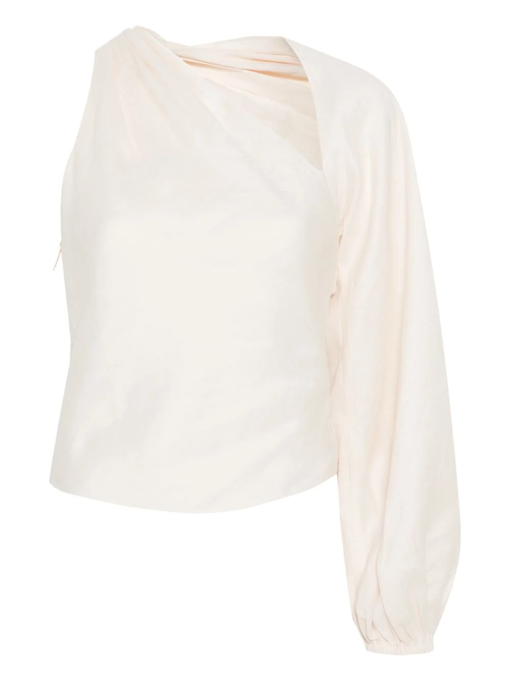 draped-sleeve top - 1