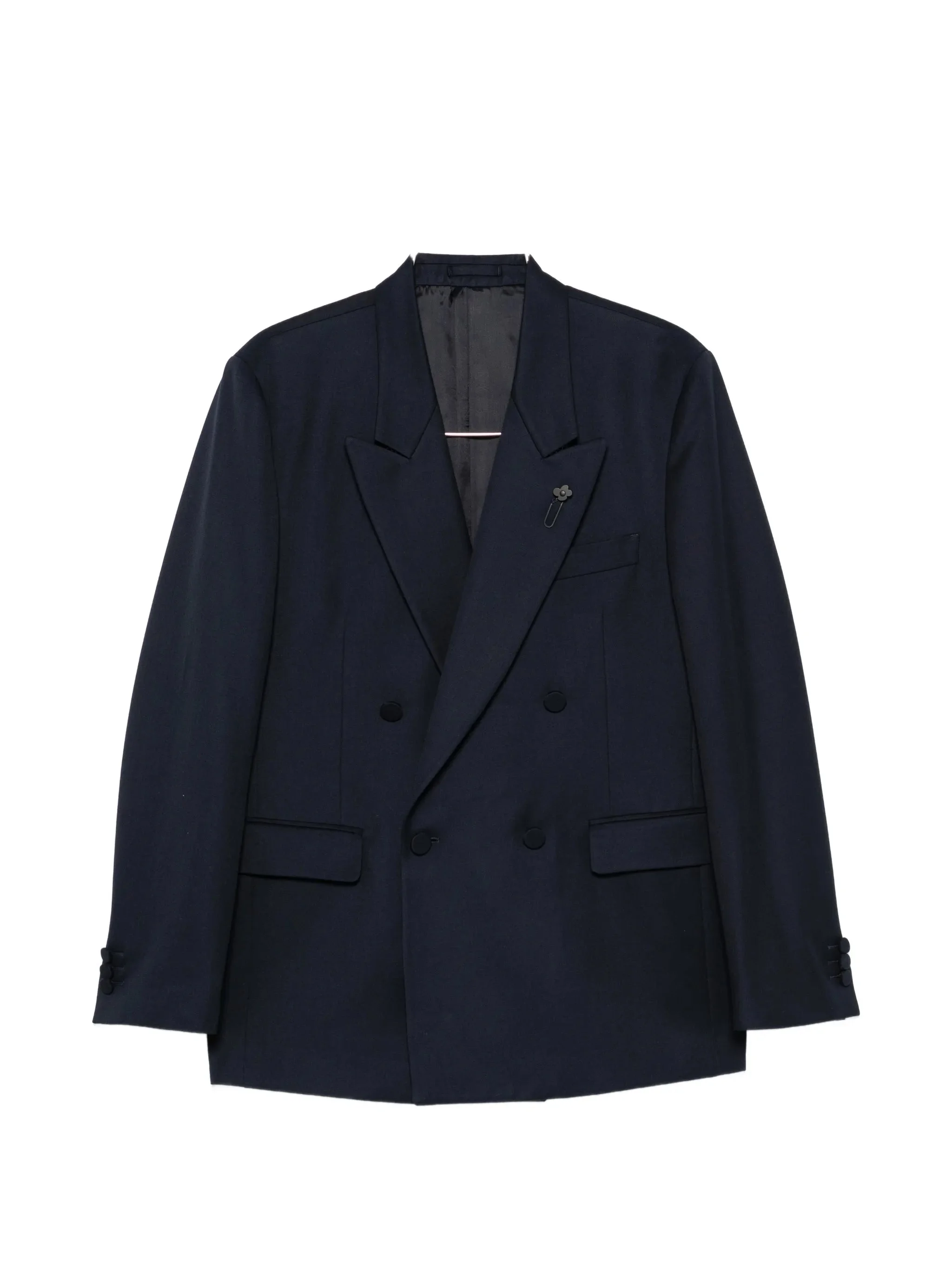 Lardini Double-breasted Peak-lapel Jacket - 1