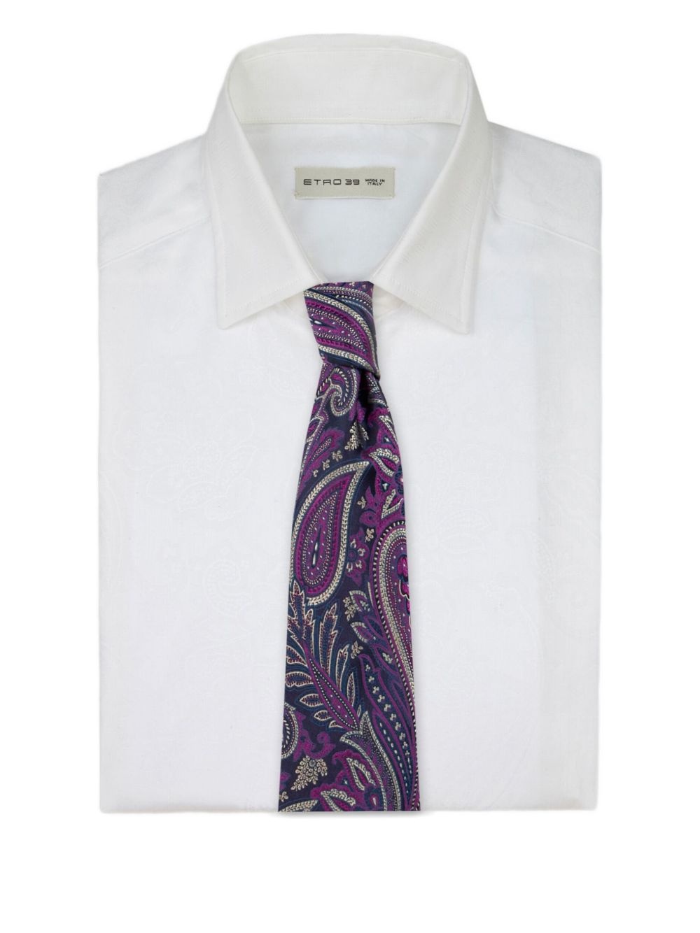 paisley-pattern silk tie - 2
