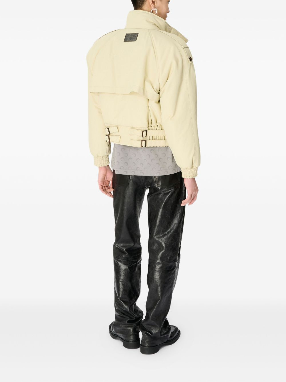 high-neck bomber jacket - 4