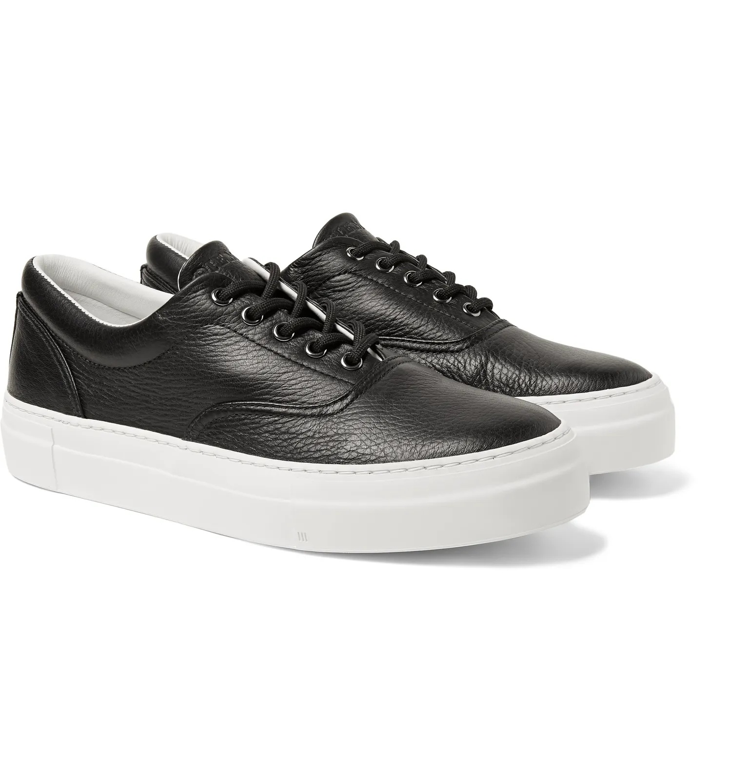 Iseo Textured-Leather Sneakers - 2