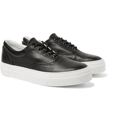 Diemme Iseo Textured-Leather Sneakers outlook