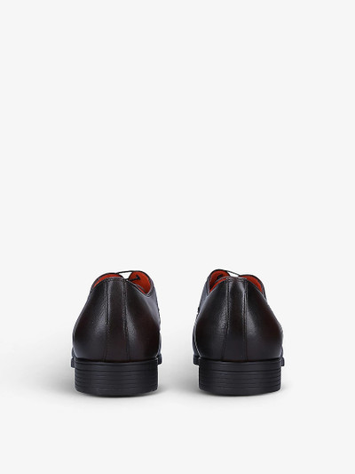 Santoni Simon leather Oxford shoes outlook