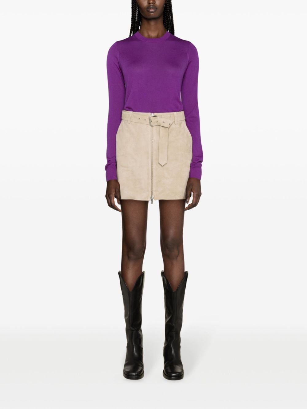 Emma open-back wool jumper - 2