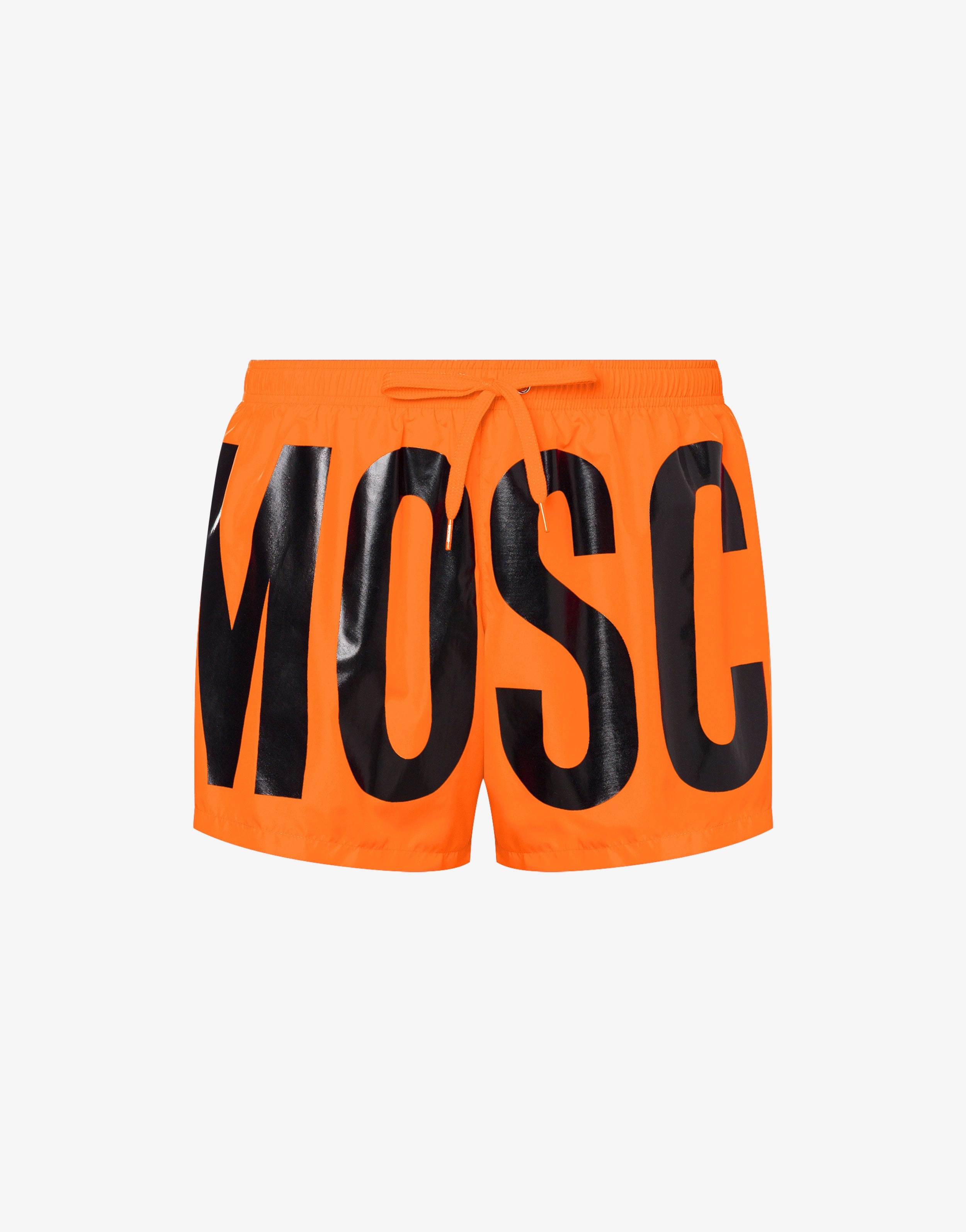 SHINY MAXI LOGO SWIM TRUNKS - 1