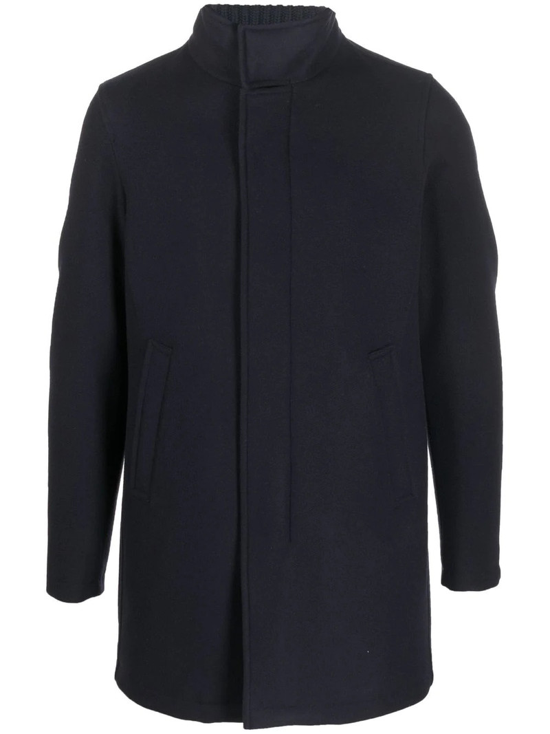 single-breasted fitted coat 1