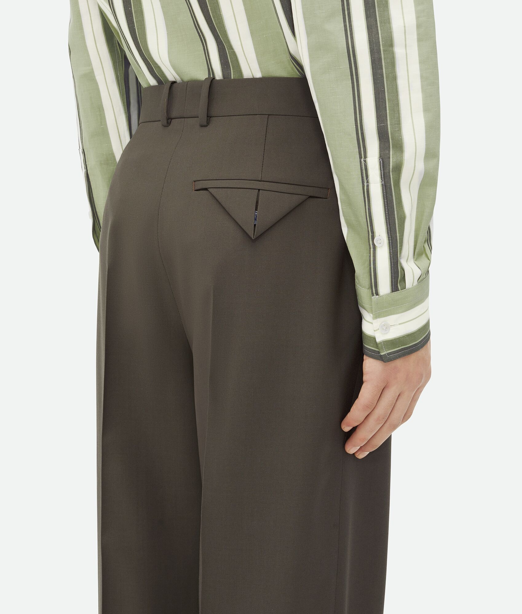 Light Wool Twill Trousers - 5