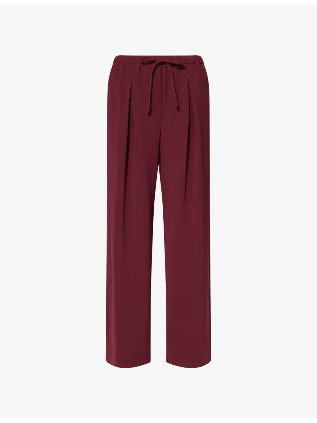 Pleated Relaxed-Fit Woven Trousers - 1