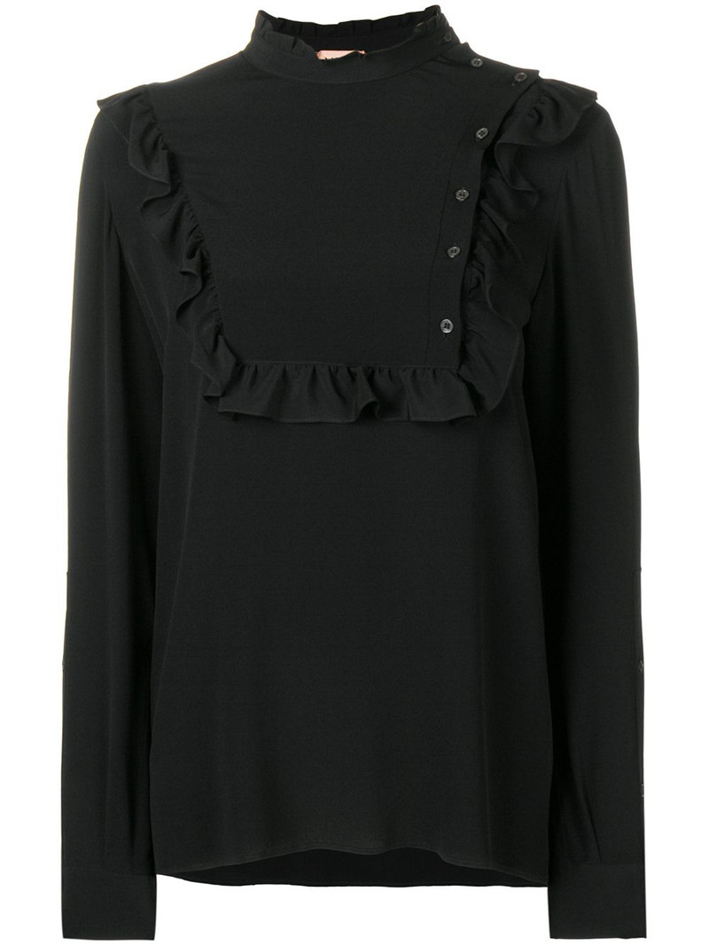 ruffle trim blouse 1