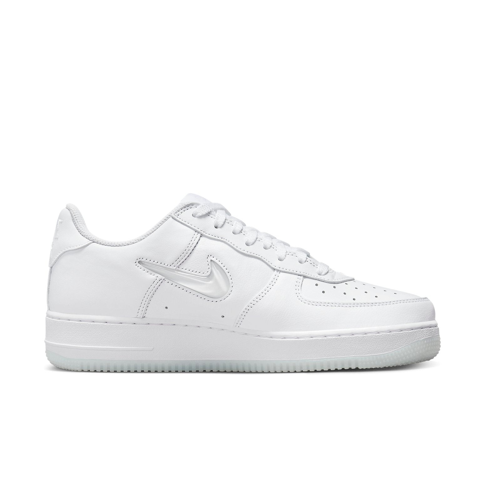 Nike Air Force 1 Low 07 Retro 'Color of the Month Jewel Swoosh Triple White' FN5924-100 - 3