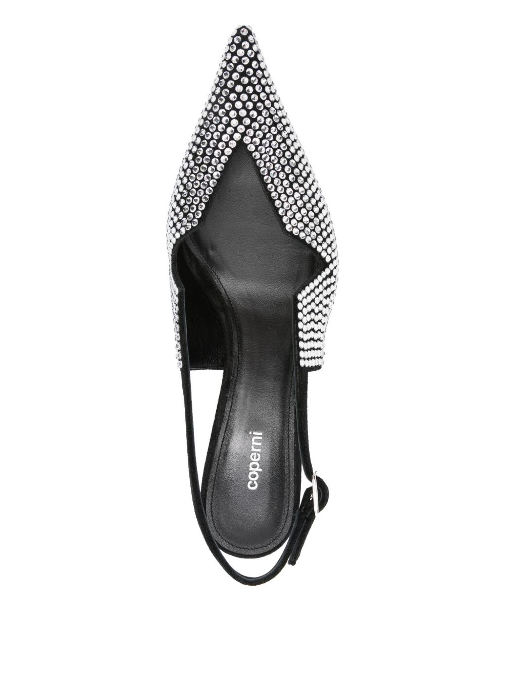 60mm crystal-embellished slingback pumps - 4