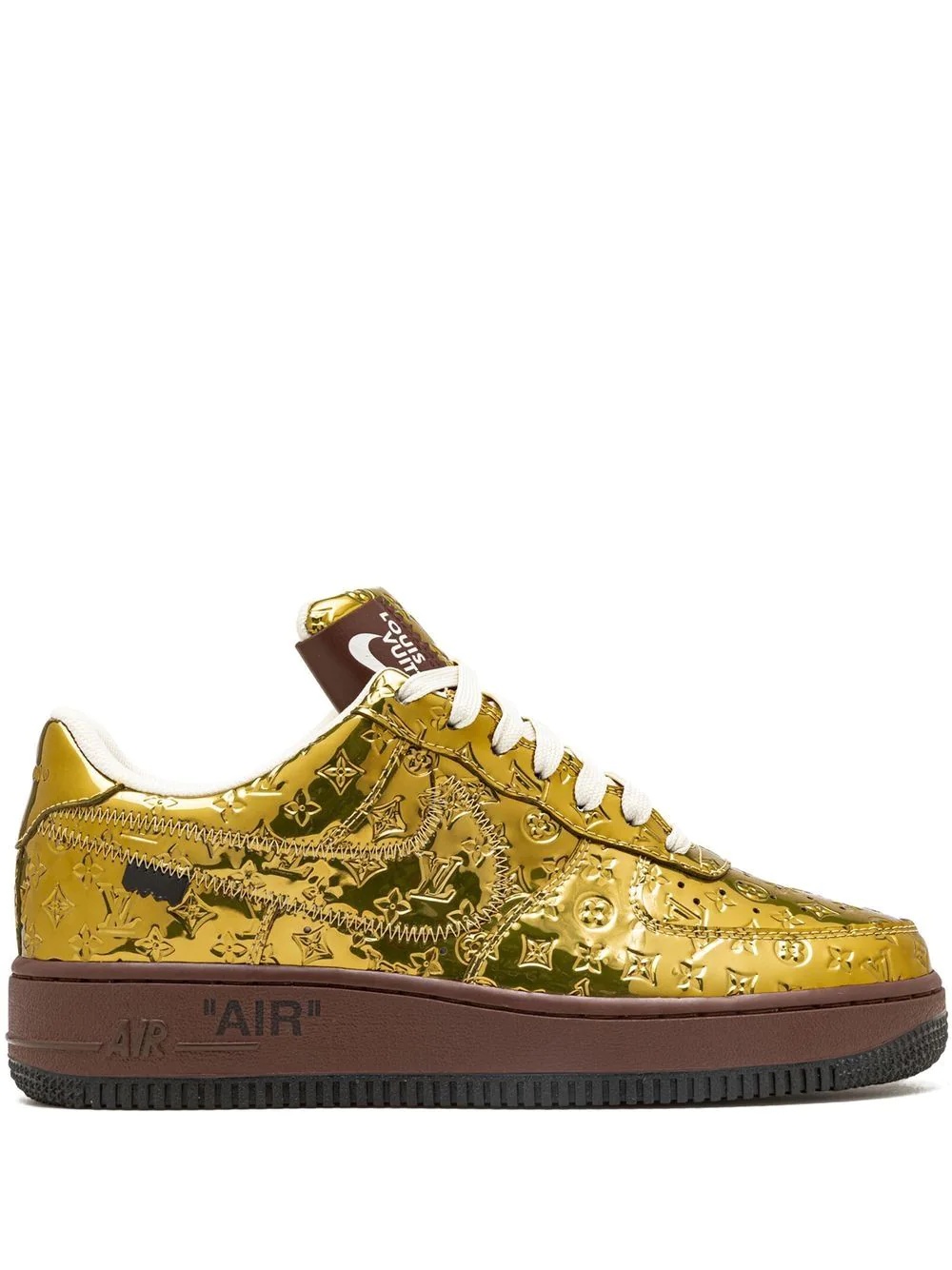 x Louis Vuitton Air Force 1 Low "Virgil Abloh - Metallic Gold" sneakers - 1
