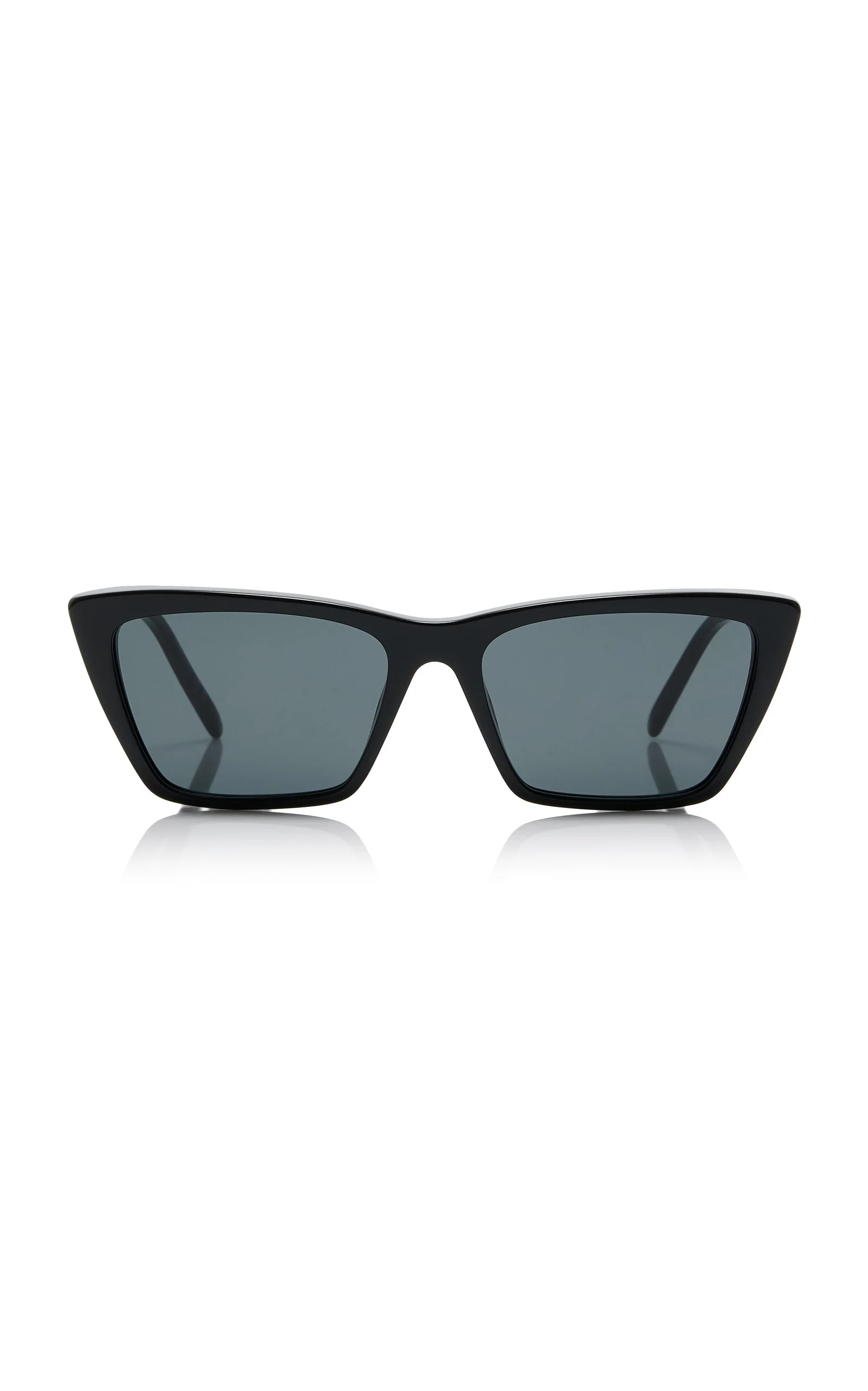 Mica Thin Cat-Eye Acetate Sunglasses black - 1