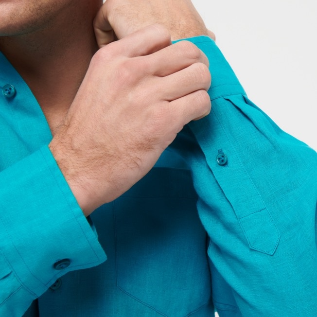 Men Linen Shirt Solid - 8