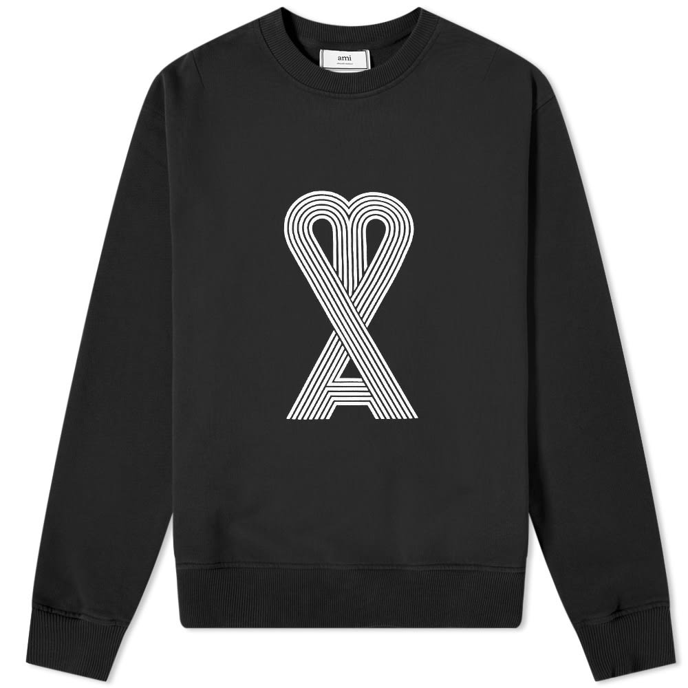 AMI Geometric Logo Sweat - 1