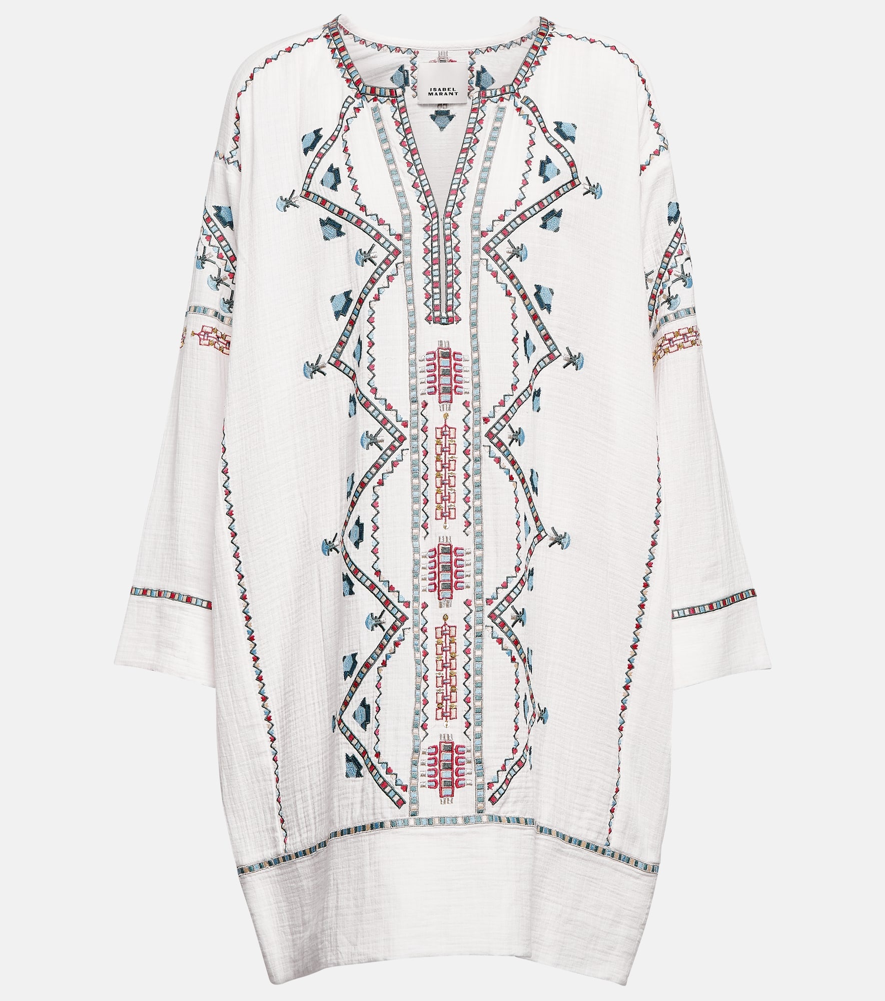 Chemsi embroidered cotton minidress - 1