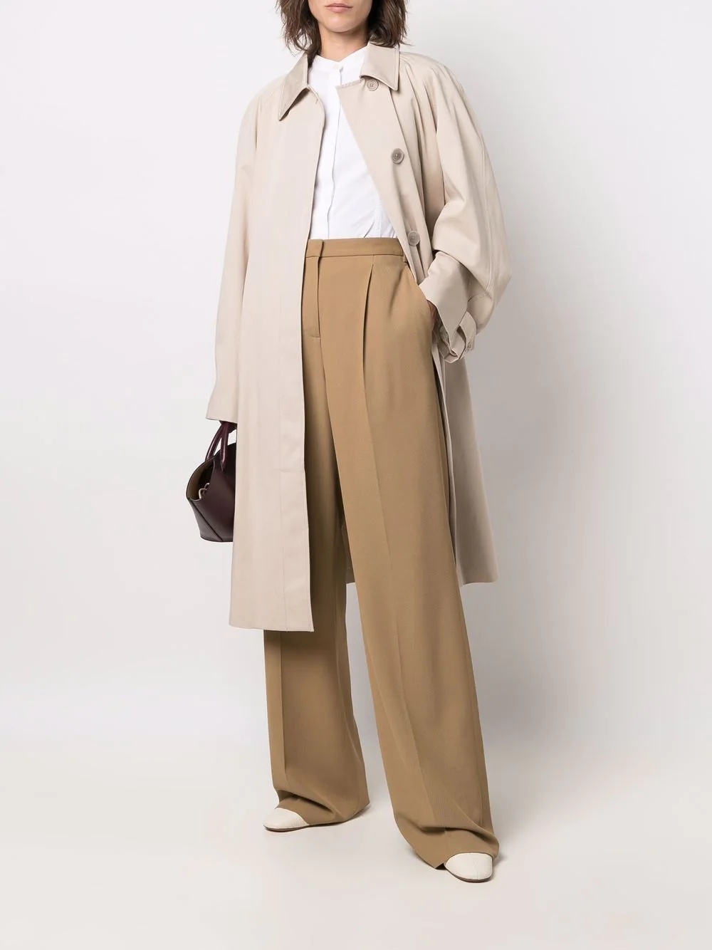 wide-leg tailored trousers - 2