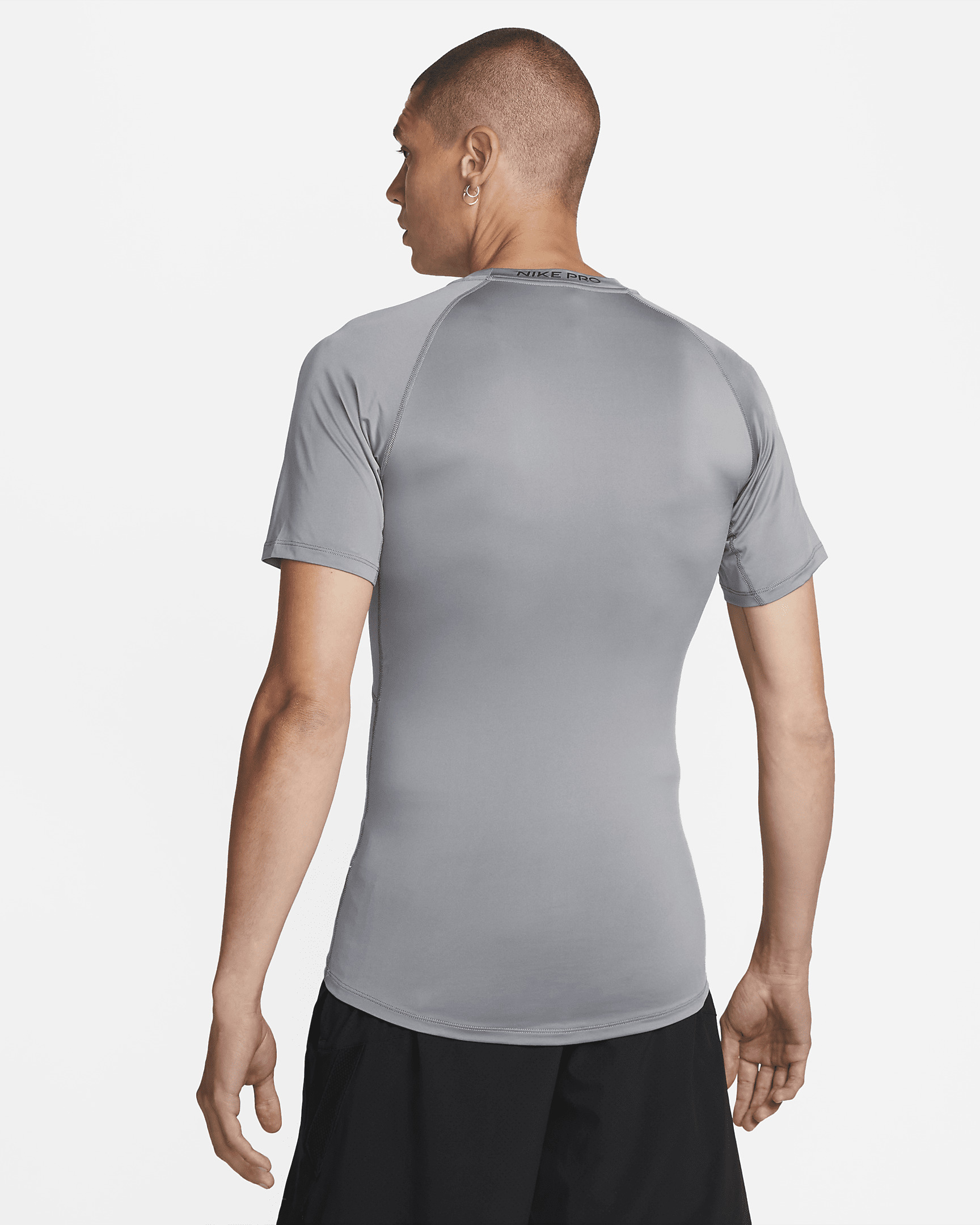 Nike Pro Men's Dri-FIT Tight Short-Sleeve Fitness Top - 2
