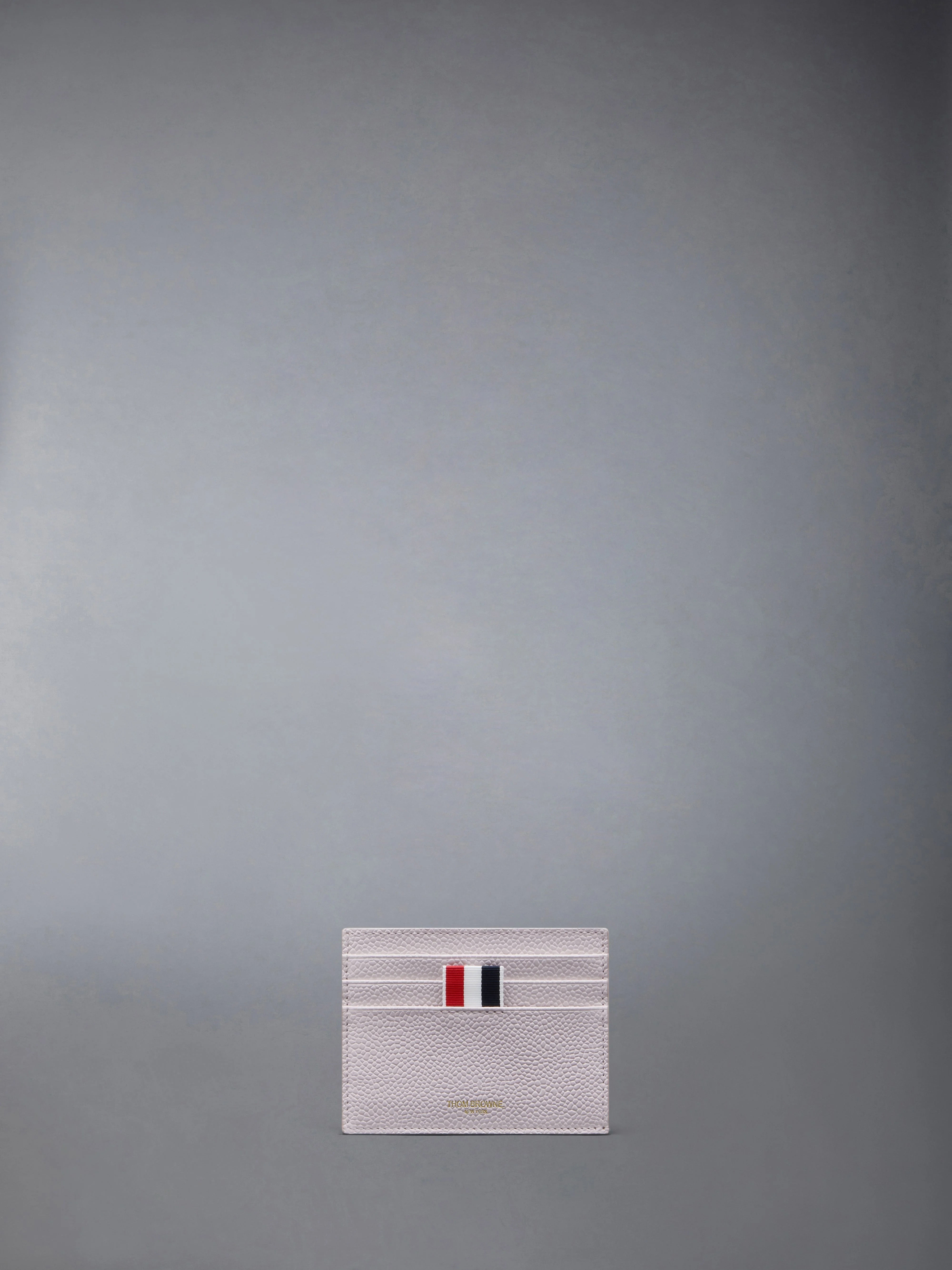 PEBBLE GRAIN NOTE COMPARTMENT CARD HOLDER - 1