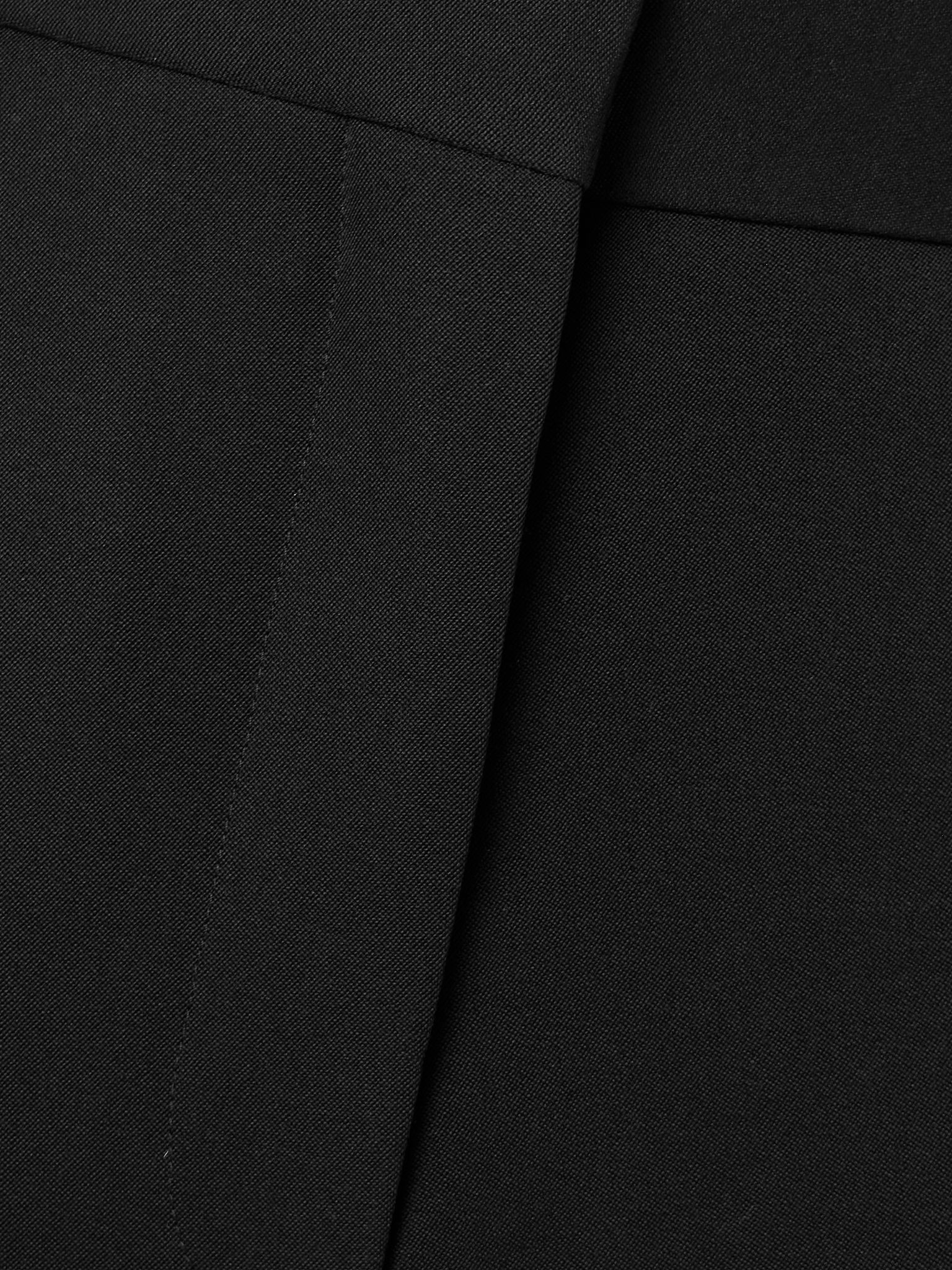 Relian pleated wool-gabardine straight-leg pants Black - 5